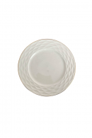 PETITE ASSIETTE PLATE - BORDURE DORÉE
