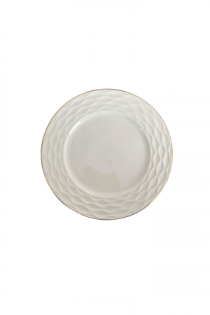 PETITE ASSIETTE PLATE - BORDURE DORÉE