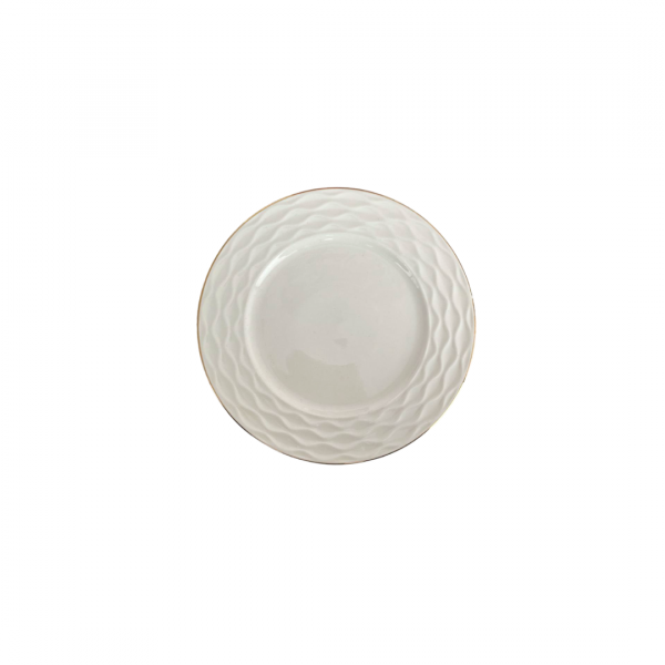 PETITE ASSIETTE PLATE - BORDURE DORÉE