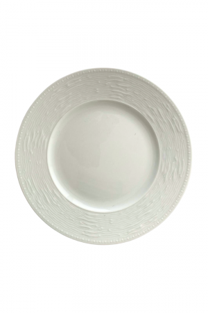 GRANDE ASSIETTE PLATE - MOTIF LINÉAIRE