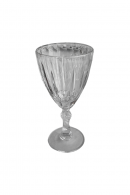 VERRE À PIED - MOTIF LINÉAIRE