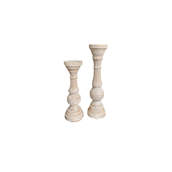 DUO COLONNES ROMAINES - BLANCHE