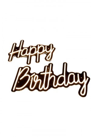 PANNEAU LED "HAPPY BIRTHDAY"