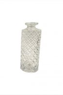 Mini vase transparent martelé