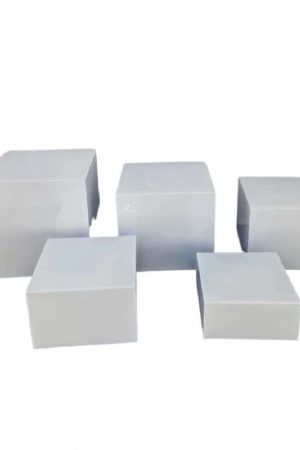 KIT 5 SUPPORTS PLEXI BLANC