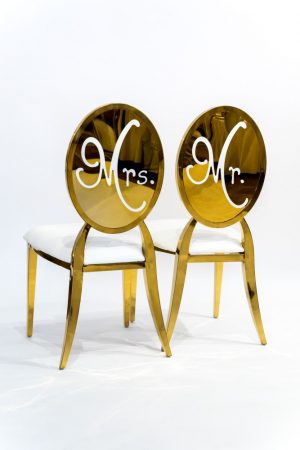 Chaises Mr AND Ms