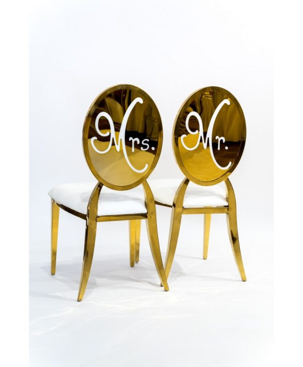 Chaises Mr AND Ms